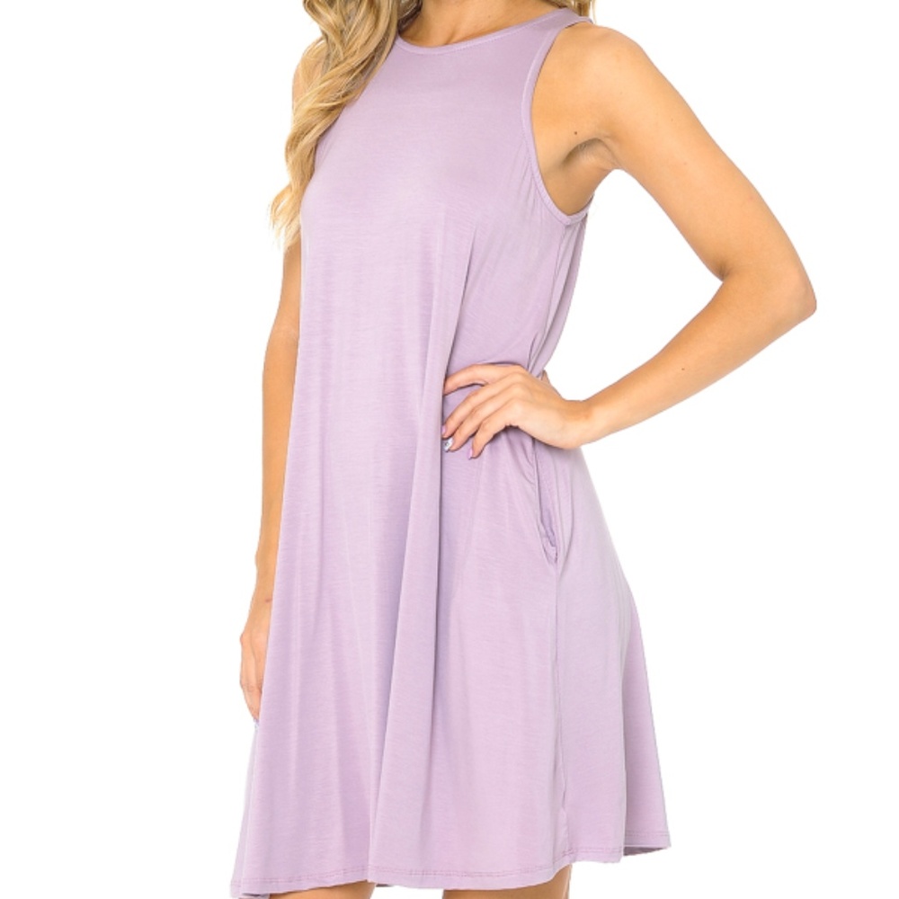 SLEEVELESS DRESS WITH POCKETS - Picture 3 of 5